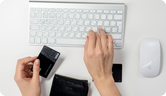 Оплата Visa, Master Card и «Мир»